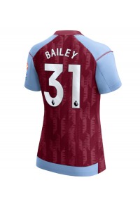 Aston Villa Leon Bailey #31 Jalkapallovaatteet Naisten Kotipaita 2023-24 Lyhythihainen